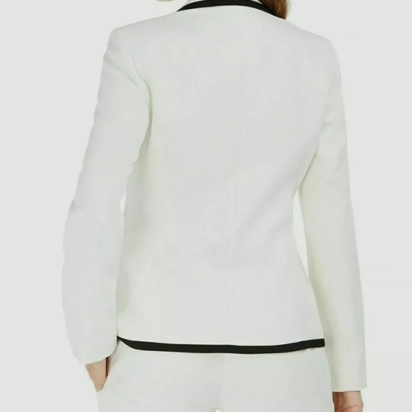 Kasper Women's Petite white Black Career Contrast - Picture 2 of 4